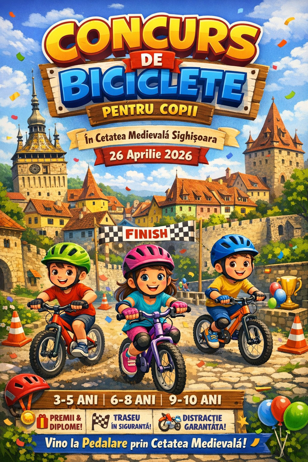Roti vesele în Cetatea Sighișoara 2026